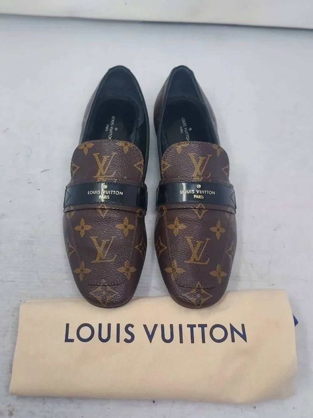 Louis Vuitton LV Monogram Brown Women Flat Shoe